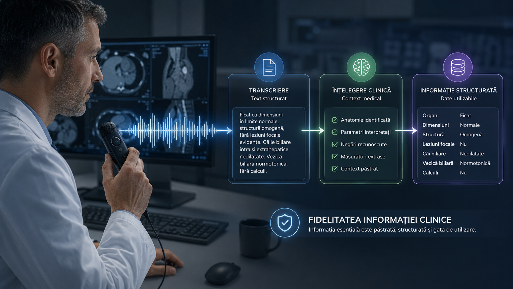 Clinical Information Fidelity — evaluarea fidelității informației clinice